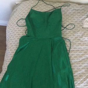 emerald green prom dress!